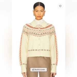 Guest in Residence Cloud Chalet Cardigan in Mist Combo